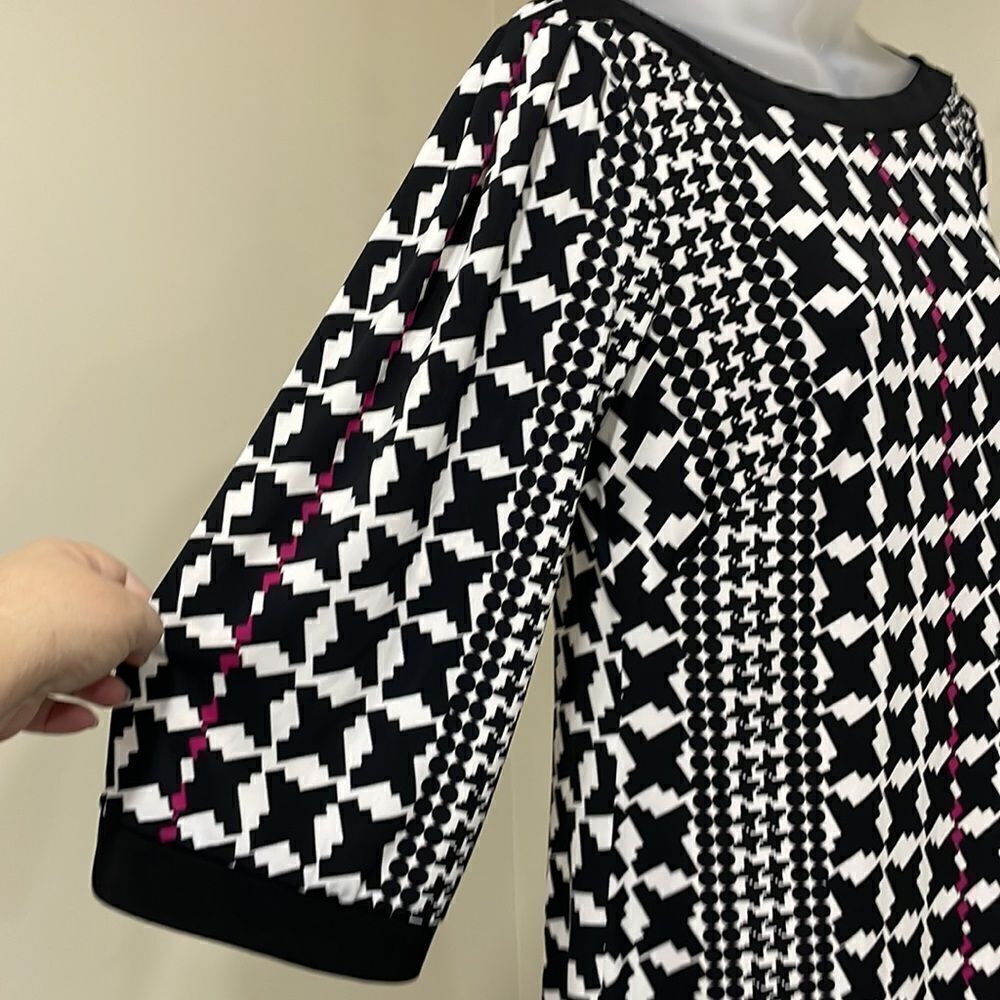 Nwotlaundry By Design Houndstooth Pattern Dress. … - image 5